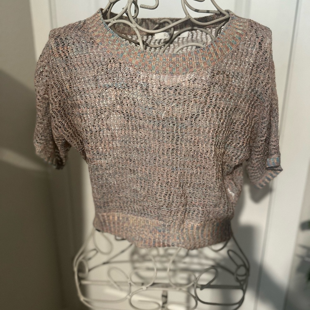 Forever 21 open weave top